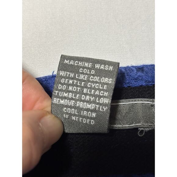 89th & Madison Women's 16 Cobalt Blue Cropped Pants Geometric Colorful BOHO - Picture 4 of 7